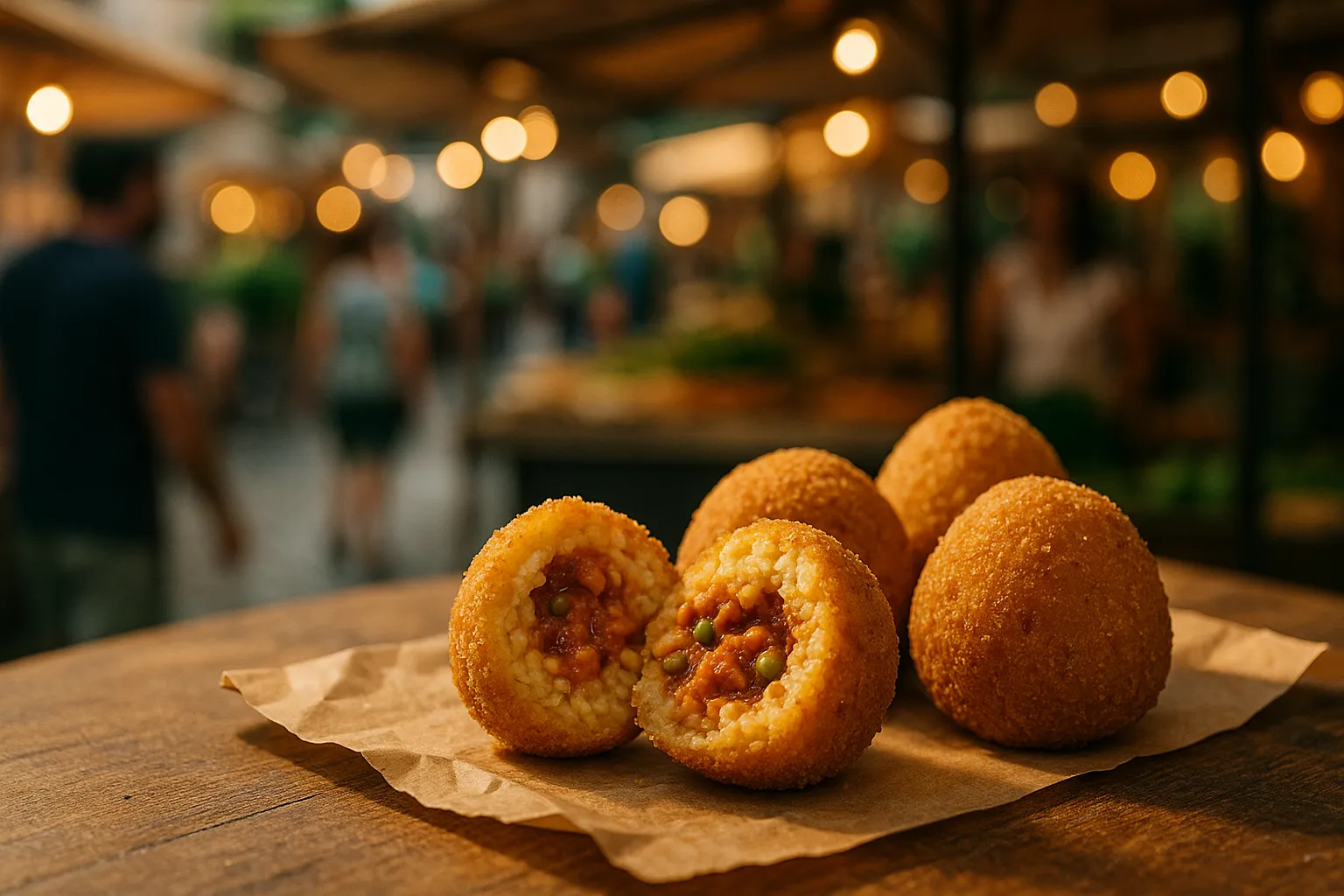 Arancini, Sicilian street food