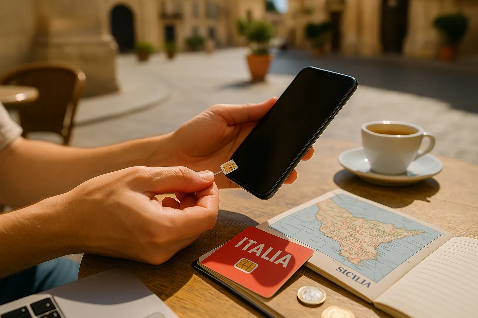 SIM card and eSIM options for Sicily